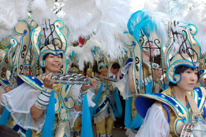 Samba festival in Asakusa, Tokyo, 2007.